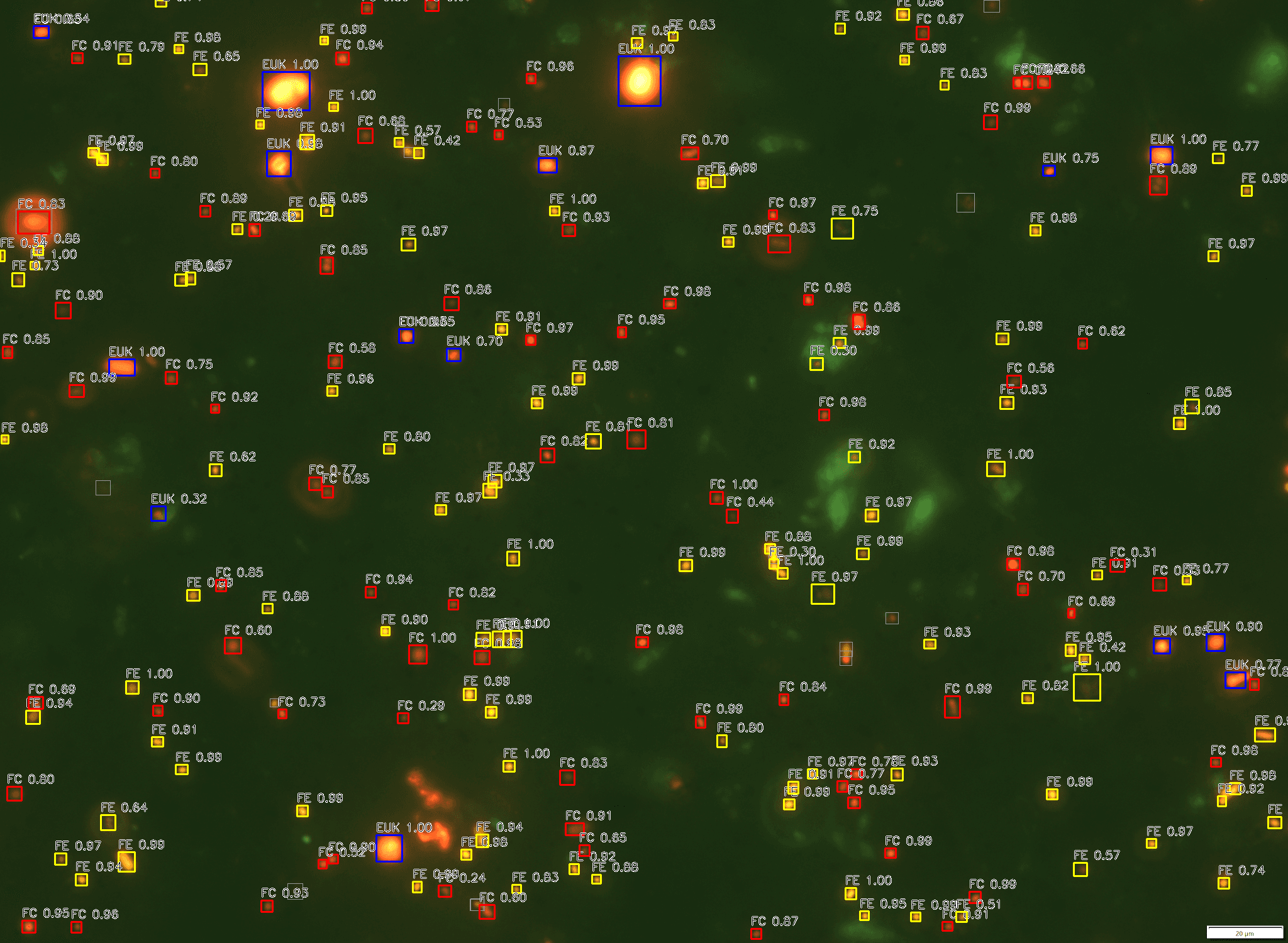 Additional pico-algae detection output.